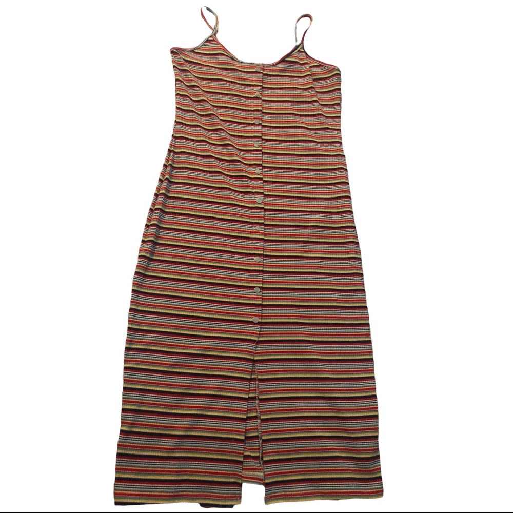 Multicolored fitted dress
